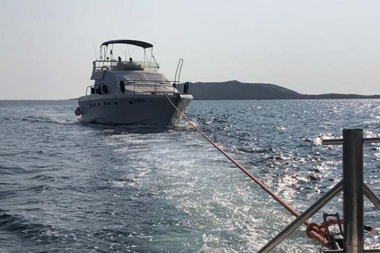 2023 Emergency towing operation – Sardinia